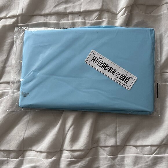 SET OF 2 LIGHT BLUE BOW FOIL PARTY BALLOONS-31.5" LONG-NWT! - Picture 2 of 2